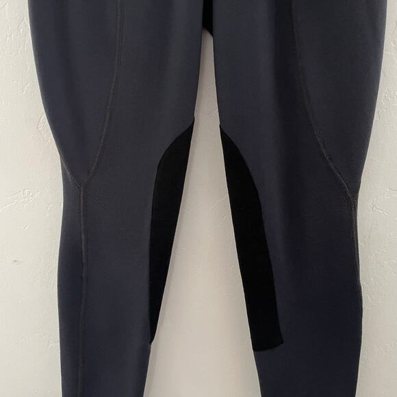 Kerrits Equestrian Horse Riding Fleece Pants Women's M Knee Patch Winter Tights - Picture 4 of 11